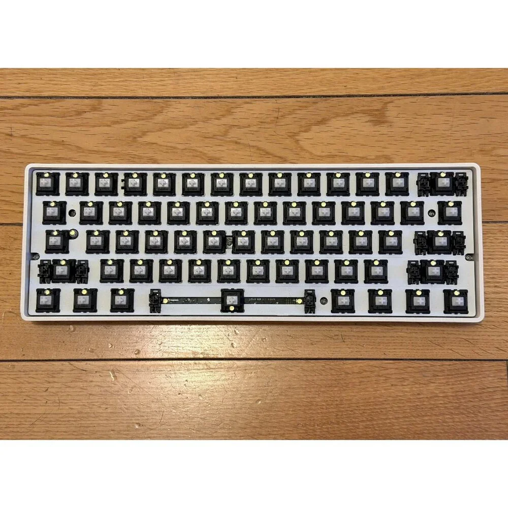 Poker II 2 60% White Mechanical Keyboard Cherry MX Clear White LEDs Backlit PBT